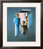 Four Figures and Cube, 1928 Art by Oskar Schlemmer