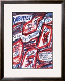 Sites aux Figurines Psycho-Sites Prints by Jean Dubuffet