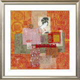 La Geisha et la Vache Posters by Sushila Dahan