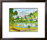 Montain Village in the Tessine at the Lake Agno Poster by Hermann Hesse
