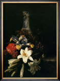 Bouquet de Fleur Devant un Vase de Chine, 1661 Poster by Josepha 