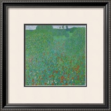 Poppy Field, 1907 Prints by Gustav Klimt