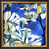 White Flowers IV Prints by Mary Mclorn Valle