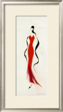 Lady in Red II Prints by Marilyn Robertson