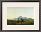 Bohemian Landscape Framed Giclee Print by Caspar David Friedrich