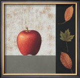 Red Apple and Leaves Prints by John Boyd