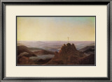 Morning in the Riesengebirge Framed Giclee Print by Caspar David Friedrich