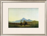 Bohemian Landscape Framed Giclee Print by Caspar David Friedrich