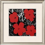 Flowers, c.1964 (Red) Posters by Andy Warhol