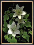 White Lilies Art by Susan Barmon