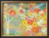 The Dream Is Made to Bloom, Flower of Rainbow Framed Giclee Print by Miyuki Hasekura