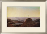 Morning in the Riesengebirge Framed Giclee Print by Caspar David Friedrich