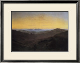 Riesengebirge Framed Giclee Print by Caspar David Friedrich