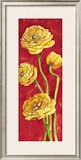 Ranuncoli in Rosso Art by Giuseppina Tartagni
