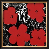 Flowers, c.1964 (Red) Posters by Andy Warhol