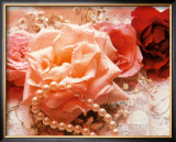 Pink Rose and Pearls Prints by Bruce Curtis