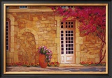 The Bougainvillea Covered House Prints by Liliane Fournier