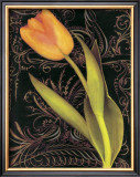 Tulip Manuscript II Poster by Sally Wetherby