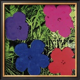Flowers (Purple, Blue, Pink, Red) Posters by Andy Warhol