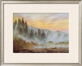 Morning Framed Giclee Print by Caspar David Friedrich