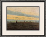 The Evening Star Framed Giclee Print by Caspar David Friedrich
