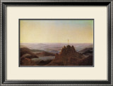 Morning in the Riesengebirge Framed Giclee Print by Caspar David Friedrich