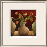 Red Tulips Limited Edition Framed Print by Georgia Rene