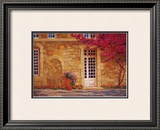 The Bougainvillea Covered House Prints by Liliane Fournier