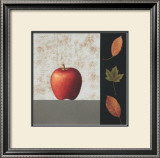 Red Apple and Leaves Prints by John Boyd