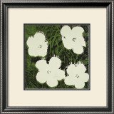 Flowers, c.1964 (White) Print by Andy Warhol