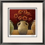 Red Poppies Limited Edition Framed Print by Georgia Rene