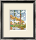 Poplars at Giverny Art by Claude Monet