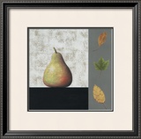Pear and Leaves Prints by John Boyd
