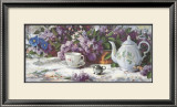Teapot and Lilacs Art by Richard Boyer