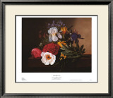 White Iris Posters by Johan Laurentz Jensen