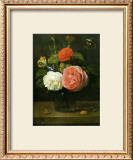 Bouquet de Roses avec Papaillons et Insectes Pôsteres por Jacob Fopsen Van Es Bouquet de Roses avec Papaillons et Insectes Pôsteres por Jacob Fopsen Van Es