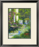 Potting Table Print by Dwayne Warwick