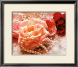 Pink Rose and Pearls Prints by Bruce Curtis