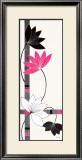 Fuchsia Lotus Stems Prints by Alan Buckle