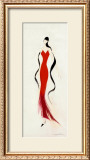 Lady in Red II Posters by Marilyn Robertson