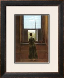 Woman at the Window Framed Giclee Print by Caspar David Friedrich