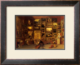 Gallery of the Louvre, 1831-33 Prints by Samuel Finley Breese Morse