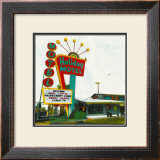 Holiday Motel: Miami Highway Posters by Ayline Olukman