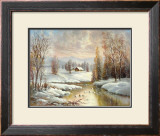 Winter Twilight Posters by Helmut Glassl