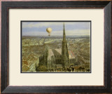 Balloon Ride over Vienna, c.1847 Prints by Jakob Alt