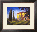 Rural Villa Prints by M. Downs