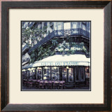 Cafe de Flore Print by Ernesto Rodriguez
