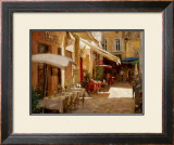 Cafe de Provence Print by Leonard Wren