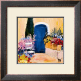 La Porte Bleue Posters by Anne-marie Grossi