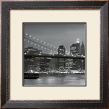 Downtown Manhattan and Brooklyn Bridge Posters by Torsten Hoffmann
